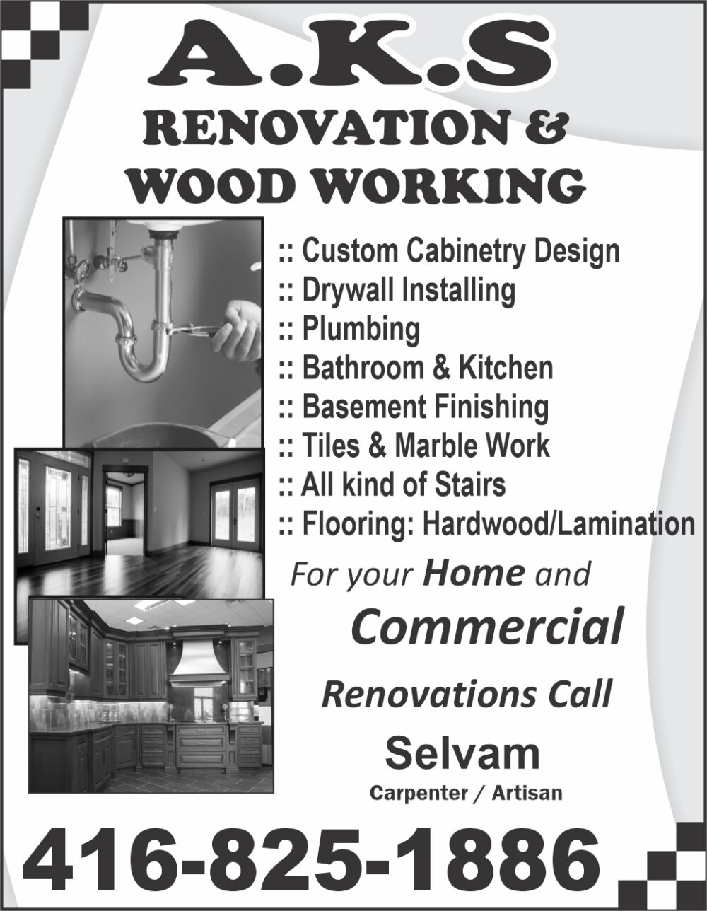 A.K.S Renovation & Wood Working