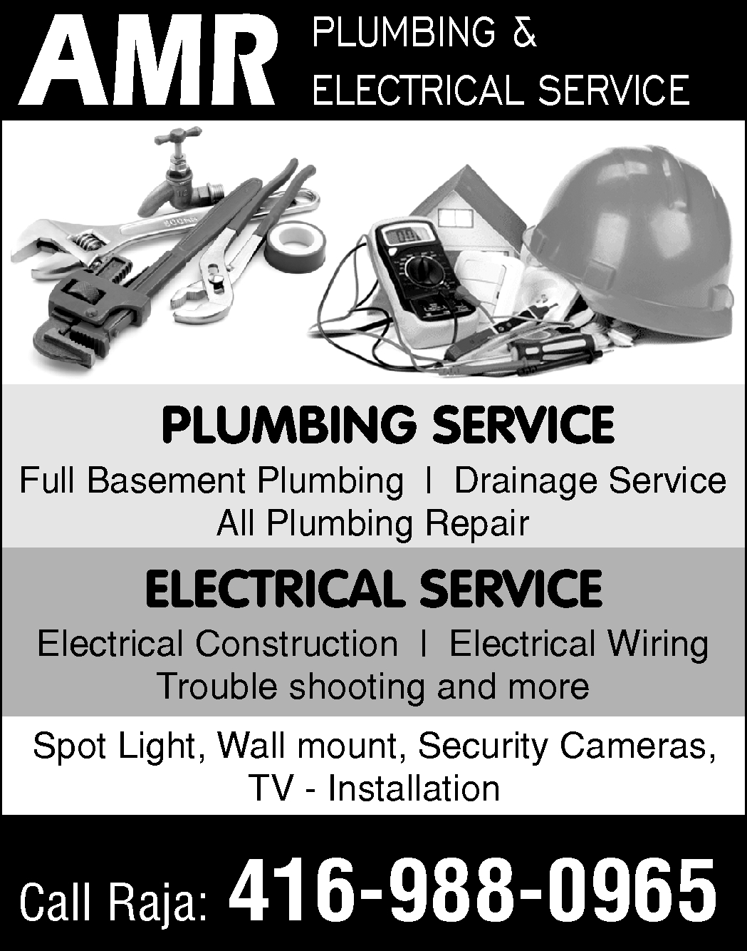 AMR Plumbing & Electrical Services