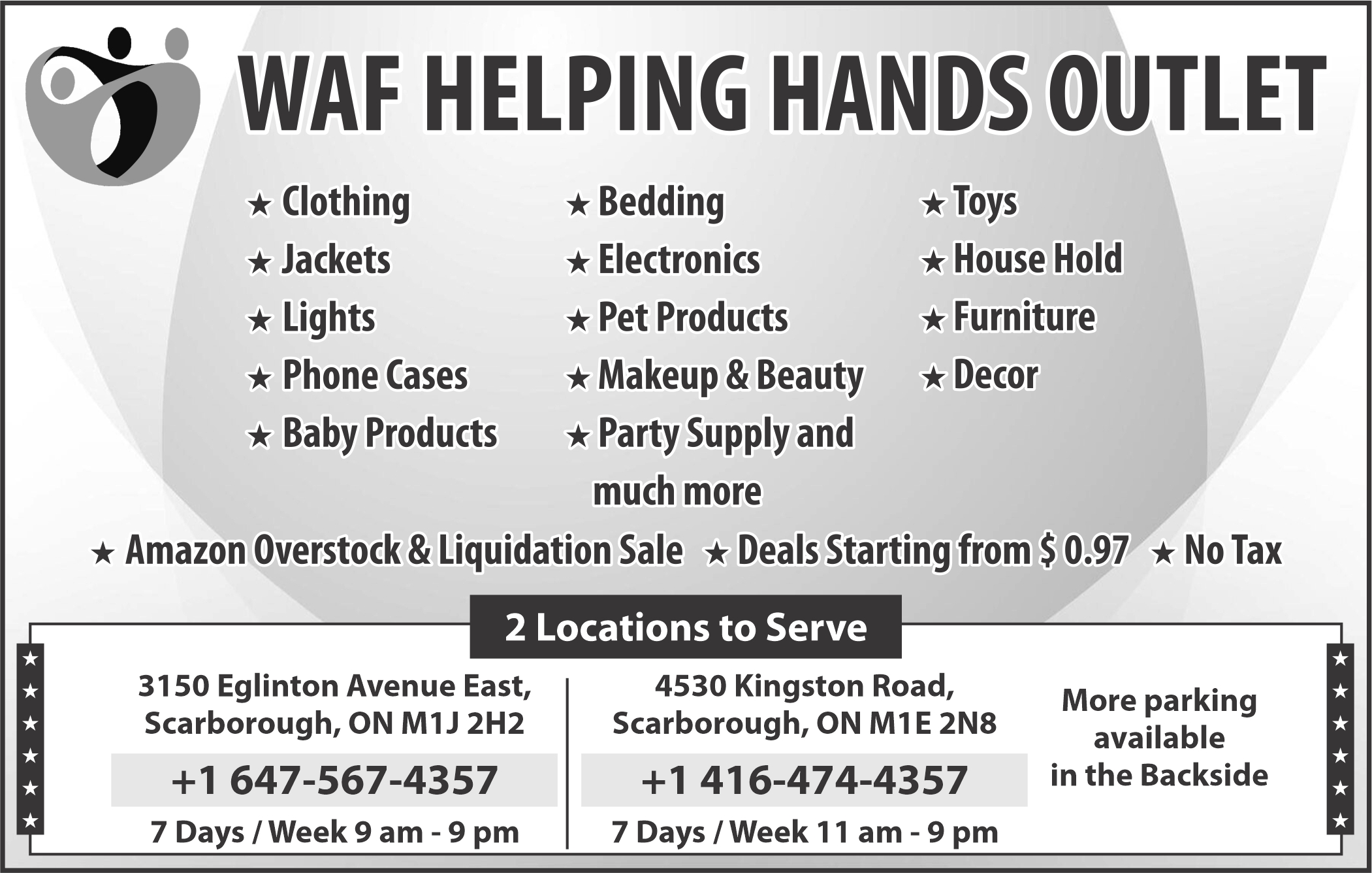 WAF Helping Hands Outlet