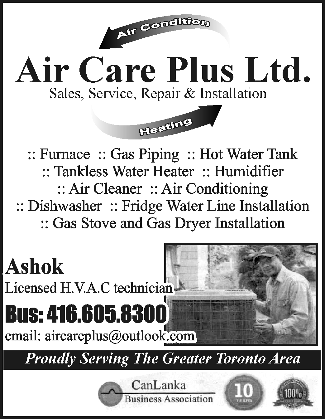 Air Care Plus Ltd. (Ashok)