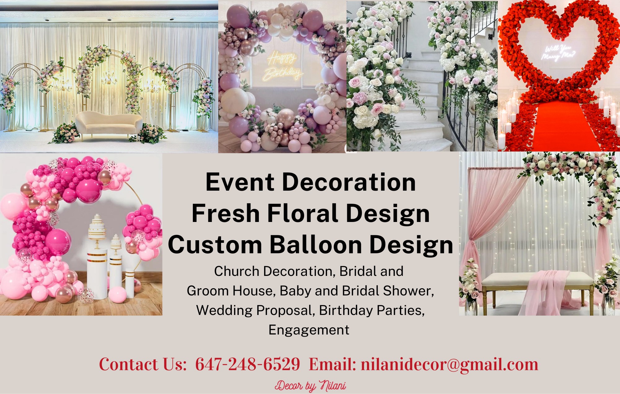 Event Decoration Fresh Floral Design