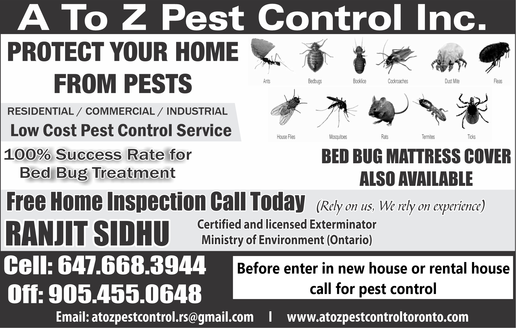 A to Z Pest Control Inc
