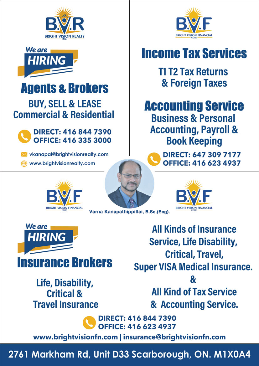 Varna Kanapathipillai (Bright Vision Financial Corp.)